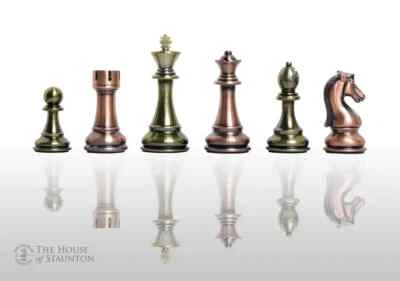 The Candidates Series Chess Set - Pieces Only - 4.25" King - Metallic - Image 1 of 4