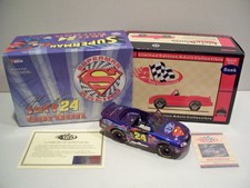 Action 1:43 1999 Jeff Gordon  #24 Superman Pedal Car Bank 