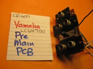 📈YAMAHA LC64700 PRE MAIN RCA PCB CR-600 STEREO RECEIVER - Picture 1 of 4