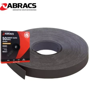 Schmirgel Tuchrolle Abracs fein mittel grob 40 60 80 120 150 Körnung Aluminiumoxid - Bild 1 von 3