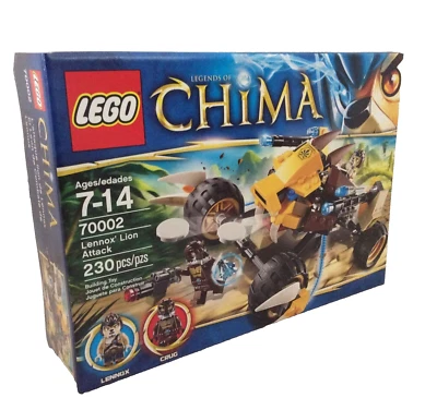 LEGO 70002 Legends of Chima LENNOX' LION ATTACK ~ New Factory Sealed - Image 1 of 4