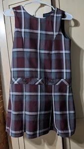 Tommy Hilfiger plaid uniform jumper Size 10 - Picture 1 of 1