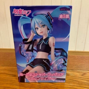 Hatsune Miku Neon Cyber Noodle Stopper Figure Anime JAPAN FuRyu - Picture 1 of 9