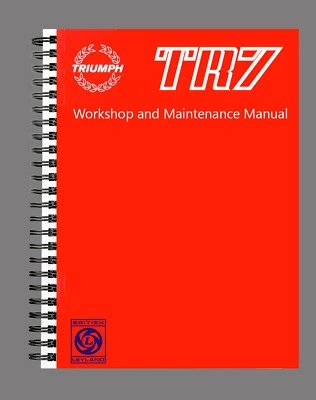 TRIUMPH TR7 MANUAL DE TALLER Y MANTENIMIENTO TALLER LIBRO PAPEL REIMPRESIÓN INGLÉS Foto 1 de 4