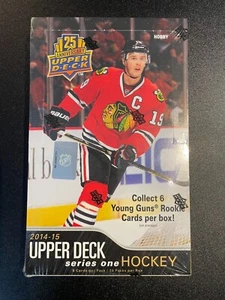 2014-15 UPPER DECK SERIES 1 HOCKEY SEALED HOBBY BOX LEON DRAISAITL RC POSSIBLE - Picture 1 of 3