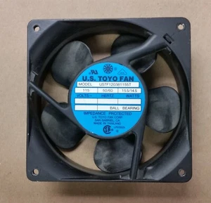 US TOYO 119mm/4.7" FAN USTF120381155T 115VAC 50/60HZ 15.5/14.5 WATTS *WARRANTY* - Picture 1 of 4