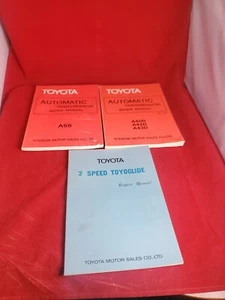 TOYOTA AUTOMATIC TRANSMISSION REPAIR MANUAL 2 SPEED TOYOGLIDE OEM  - Foto 1 di 9