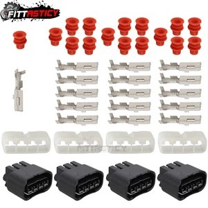 4 un. conectores de bobina de encendido para Toyota Highlander 90080-19015 2001-2007 - Imagen 1 de 6