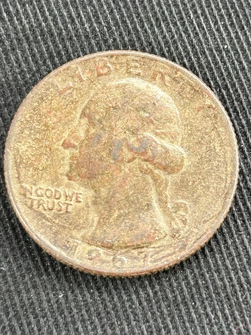 1967 Liberty Washington Quarter Collectors Coin No Mint Mark Cover