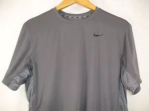 T-shirt Nike uomo L Dri-Fit manica corta girocollo grigia - Foto 1 di 6