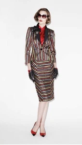L'Wren Scott Sale! Yorkshire Pudding Multicoloured Skirt Size 46 - Picture 1 of 5