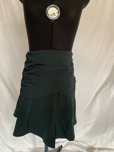 wrap Front Miniskirt Green Size 8 - Picture 1 of 3