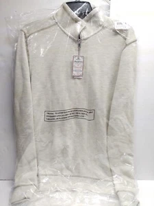 Flag & Anthem Herren Pullover Haferflocken Meliert Viertelreißverschluss Pullover UVP: $ 59  - Bild 1 von 4