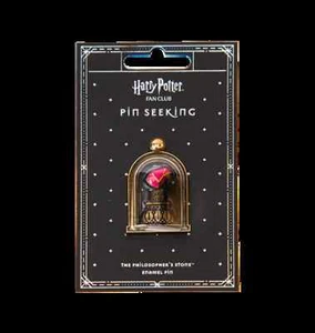 Pin de club de fans de Harry Potter en busca de piedra filosofal pin hechicero - Imagen 1 de 4