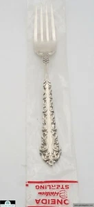 Oneida Venetian Scroll Sterling Silver Place Fork 7.5" *NEW* - Picture 1 of 1