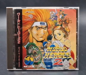 World Heroes 2 - SNK Neo Geo CD - Complet CIB - NTSC-J JAP JAPAN - Near Mint - Imagen 1 de 10