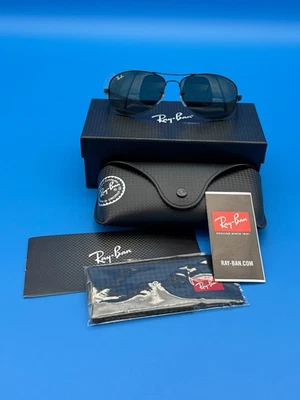 Ray-Ban RB8301 Men's Aviator Sunglasses Grey Mirror Silver Lenses Gunmetal Frame - Image 1 of 2