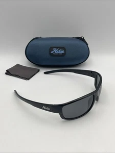 Hobie Polarized Sunglasses Black Wrap Style Sport Frame Mens Fishing Surf UV - Picture 1 of 11