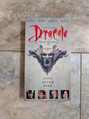1993 Bram Stokers Dracula VHS Gary Oldman Winona Ryder Keanu Reeves Columbia Foto 1 de 4
