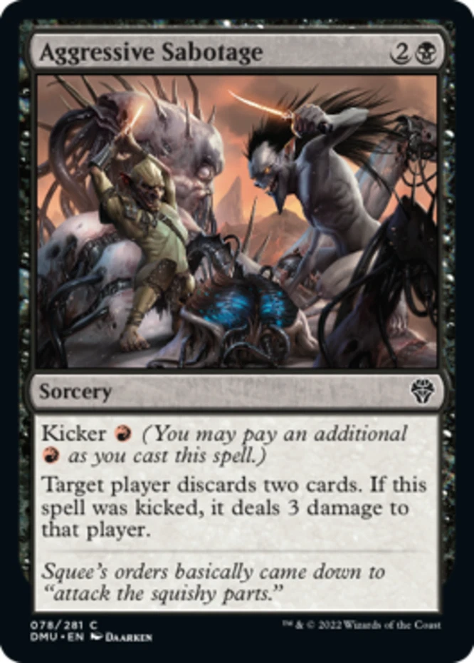 x1 Aggressive Sabotage - Dominaria United - NM - MTG - Image 1 of 1