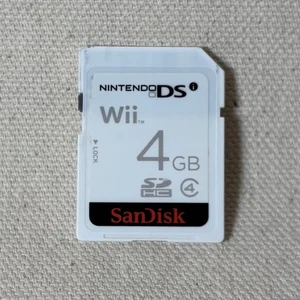 Sandisk 4GB Gaming SD Card For Nintendo DS Wii Gaming Memory Card Class 4 OEM - Picture 1 of 2