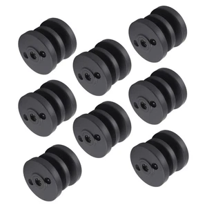 8x Black Track Bottom Roller For Bobcat Mini Track Loaders MT50 MT52 MT55 MT85 - Picture 1 of 11