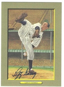 Autographed LEFTY GOMEZ New York Yankees Perez-Steele Great Moments Card COA - Picture 1 of 1