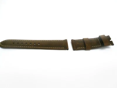 Original Panerai Dark Brown Watch Strap 24x22 Regular Pin Buckle with Tags - Image 1 of 3