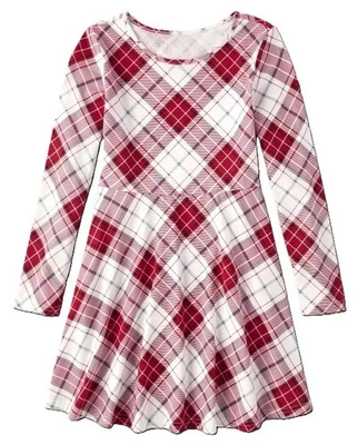 New TCP The Children's Place Holiday Tartan Plaid Dress Size XS 4 NWT - Image 1 of 3