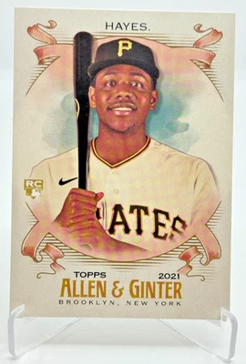 Ke'Bryan Hayes 2021 Topps Allen & Ginter Base Rookie Card #39 Pittsburgh Pirates - Image 1 of 2