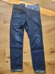 Edwin Slim Tapered Selvedge Denim Jeans, Made In Japan, 29x30, Washed Mid Blue - Bild 1 von 4