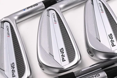 Ping I240 Irons / 4-PW / Blue Dot / Stiff Flex NS Pro Modus 3 Tour 115 Shafts - Image 1 of 4
