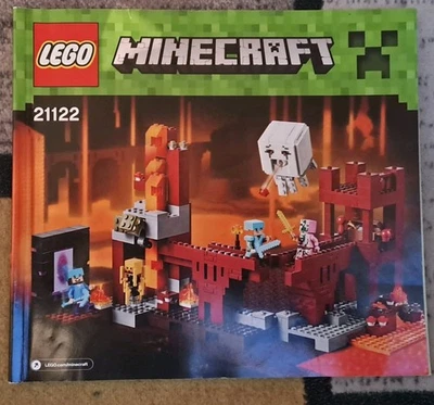 Boite et notice Lego set 21122 Minecraft Mojang nether (sans pièces ni figurine) - Photo 1/4