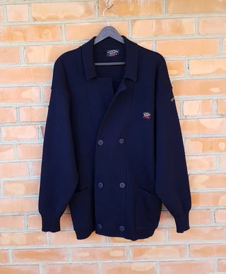 Paul & Shark RARE Vintage Yachting Wool Acrylic Cardigan Sweater sz L - Image 1 of 4