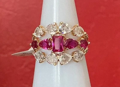 Bomb Party July Birthday 2025 “Heartfelt Wishes Come True” RG89687 Gold Sz 9 - Image 1 of 3