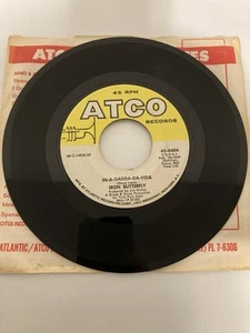 Iron Butterfly - In A Gadda Da Vida / Iron Butterfly Theme 7” Single 45 RPM ATCO - Picture 1 of 2