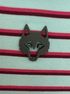 Polo de golf Greyson L para hombre azul rojo a rayas logotipo de rendimiento - Imagen 1 de 7