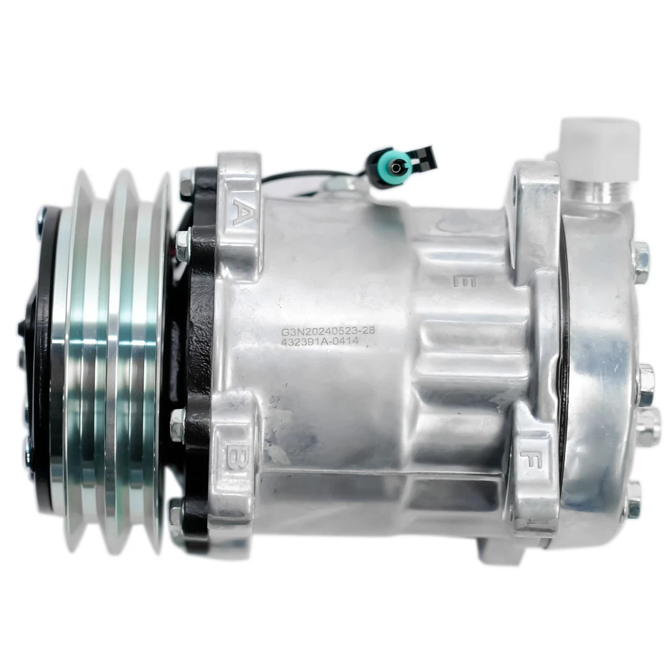 Compressor A/C 87026034 SD7H15 para International / Kenworth / Mack / New Holland - Imagem 1 de 4