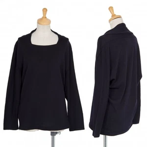 Yohji Yamamoto FEMME Square Neck Wool Top Size M(K-92100) - Picture 1 of 12