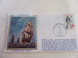 US Bi-Centennial 1775-1975 Continental Navy Authorized Cachet Cover #25 Item #1 - Bild 1 von 2