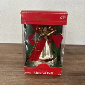 Vintage Holiday Time musikalische Glocke spielt 24 verschiedene Lieder Weihnachtsdeko - Bild 1 von 7