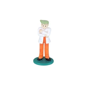 Vintage TOMY Pokemon Professor Oak Mini Figure Toy C.G.T.S.J / Nintendo - Picture 1 of 3