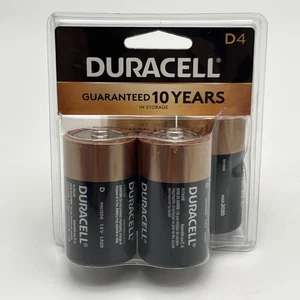 Baterías alcalinas Duracell D Coppertop D - 2 paquetes de 4 (8 en total) - ¡NUEVAS! 3/30 - Imagen 1 de 6