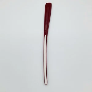 Pampered Chef Micro Mix N Scraper Long Narrow Spatula Cranberry Red Silicone 12” - Picture 1 of 4