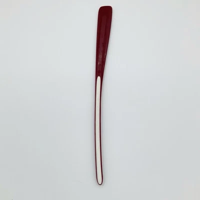 Pampered Chef Micro Mix N Scraper Long Narrow Spatula Cranberry Red Silicone 12” - Image 1 of 4