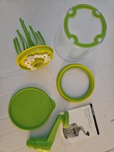 Tupperware Frusta 'N Prep Chef Risparmio di Tempo Frusta Frusta Meringa Mixer Verde #6192 - Foto 1 di 15