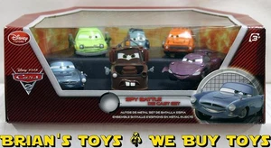 Disney Store Pixar Cars 2 Spy Battle Die Cast Set w/ Finn, Holly, Acer & More NR - Picture 1 of 6