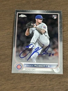 2022 Topps Chrome Ethan Roberts Signed Auto Cubs Auto - Picture 1 of 1