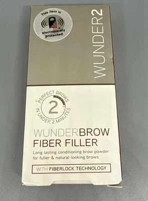 Wunder2 Wunderbrow Brow Fiber Filler  - Black / Brown New In Box Fiberlock - Image 1 of 3