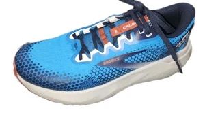 Brooks Caldera 6 Trail Running Shoes Men’s Size 10.5 Blue Dark Orange1103791D490 - Picture 1 of 14